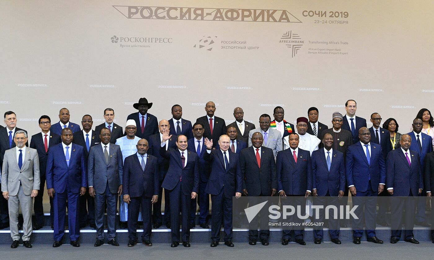 Russia Putin African Leaders