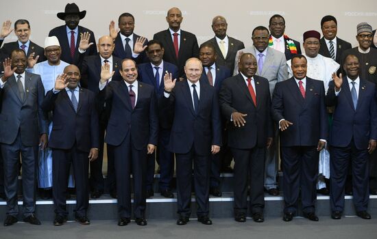Russia Putin African Leaders