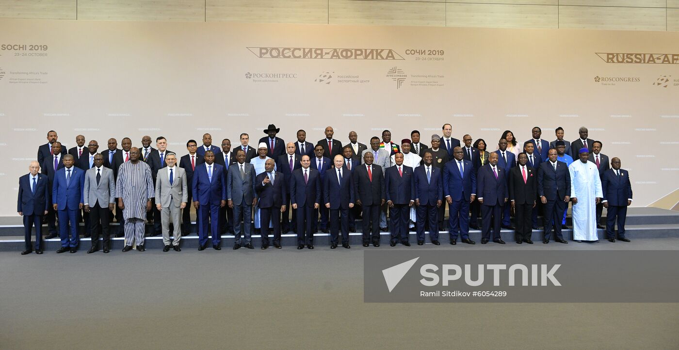 Russia Putin African Leaders