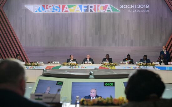 Russia Putin African Leaders