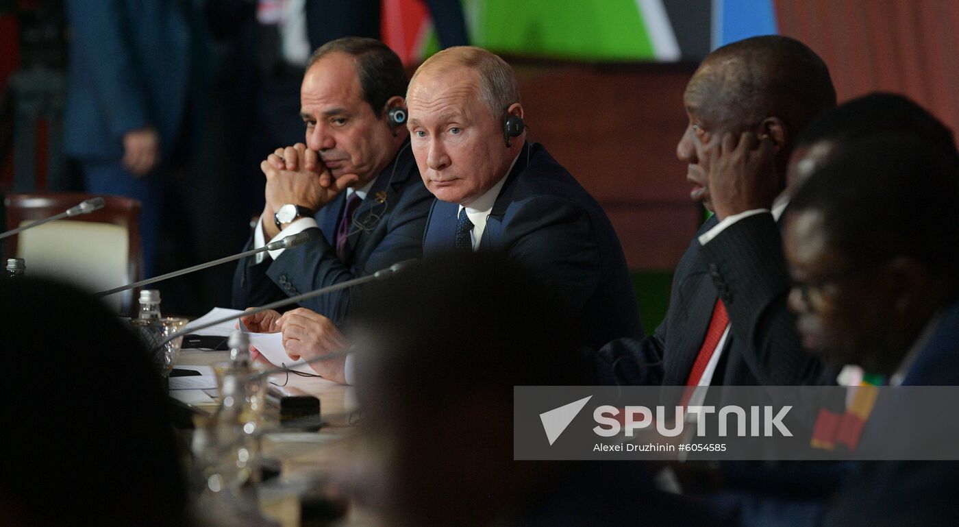 Russia Putin African Leaders