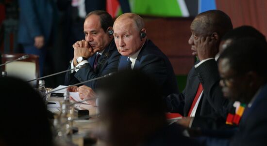 Russia Putin African Leaders