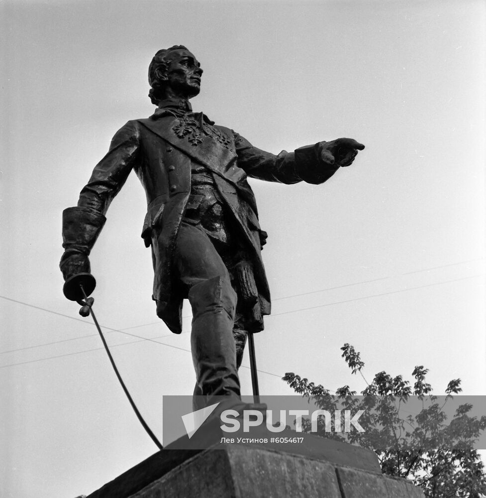 Monument to Alexander Suvorov in Belarus