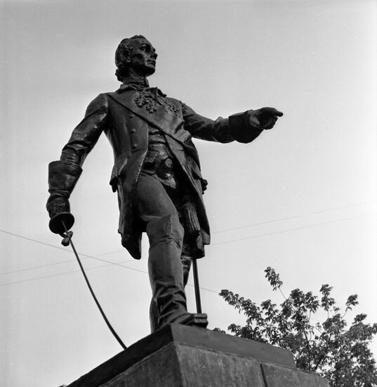 Monument to Alexander Suvorov in Belarus