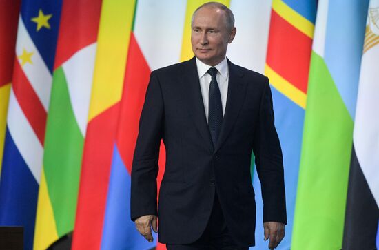 Russia Putin African Leaders