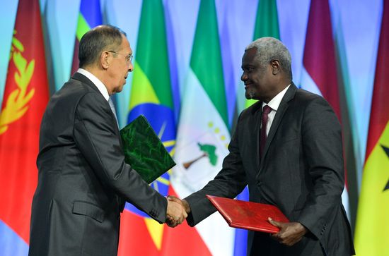 Russia Putin African Leaders