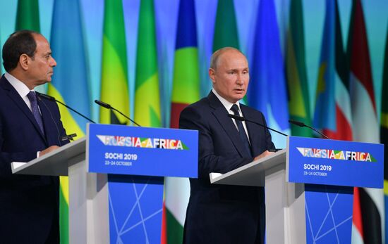 Russia Putin African Leaders