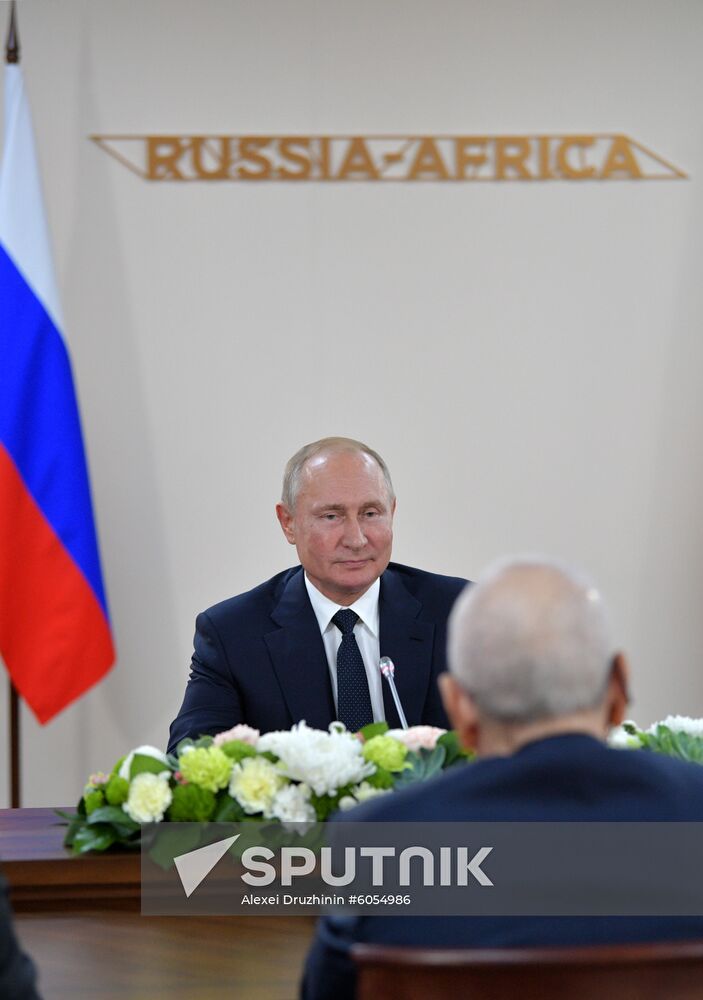 Russia Putin African Leaders