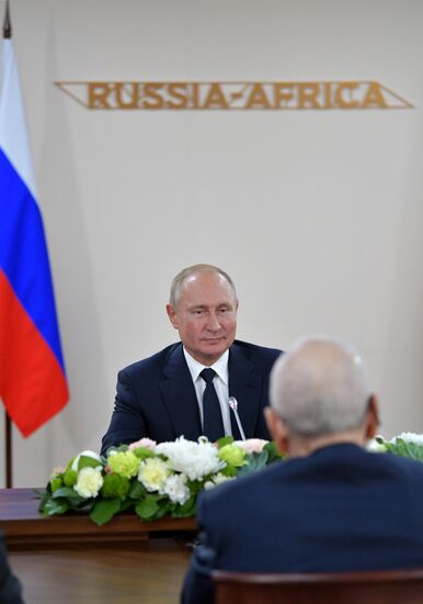 Russia Putin African Leaders