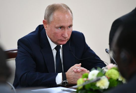 Russia Putin African Leaders