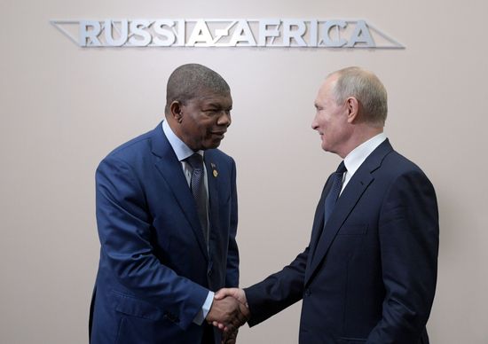 Russia Putin African Leaders