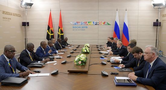 Russia Putin African Leaders