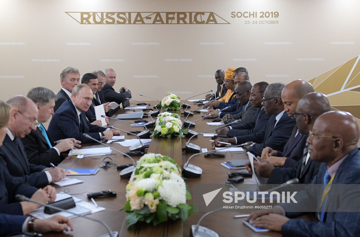 Russia Putin African Leaders
