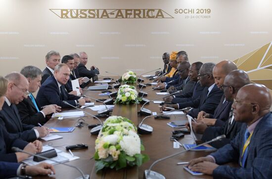 Russia Putin African Leaders