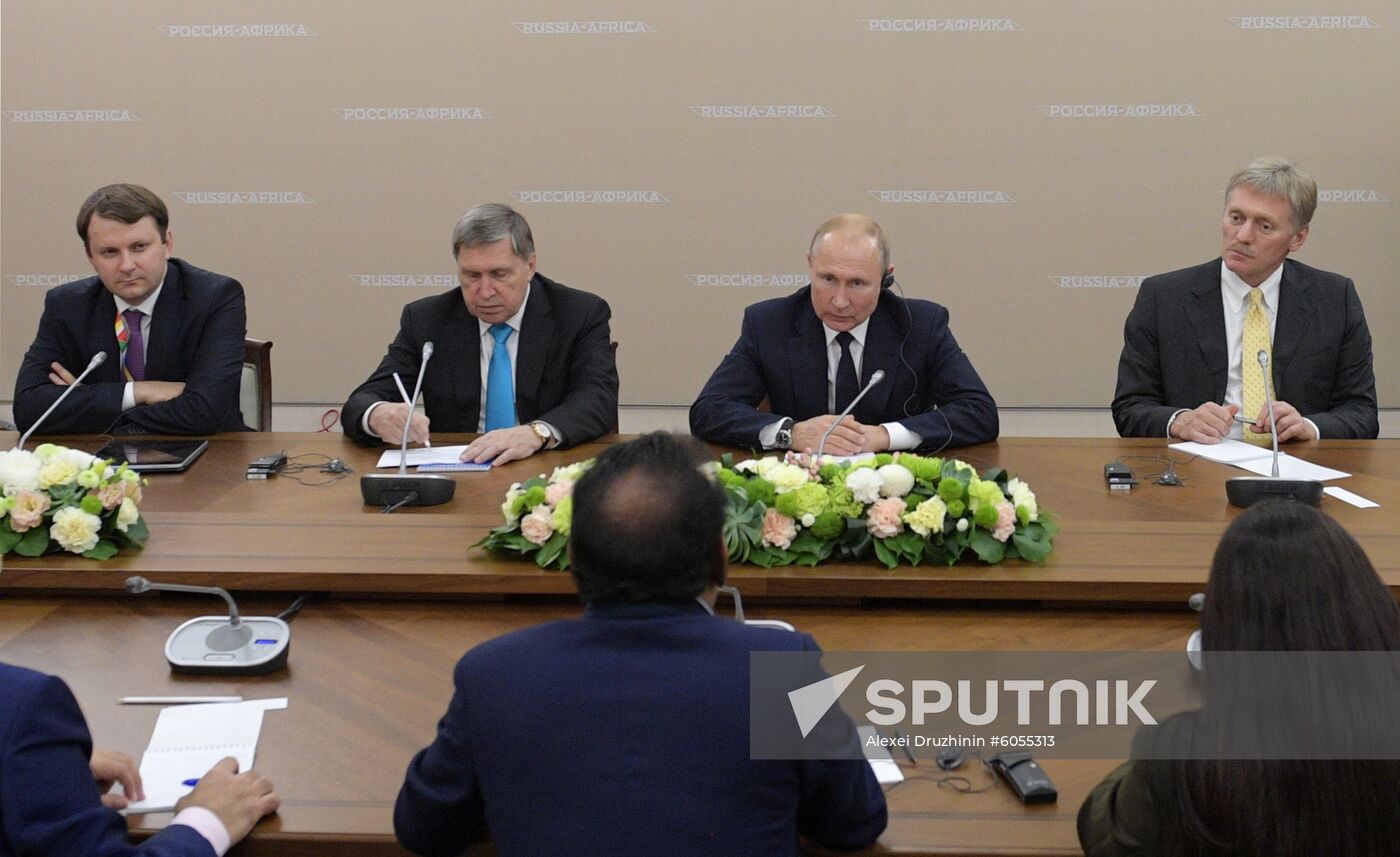 Russia Putin African Leaders