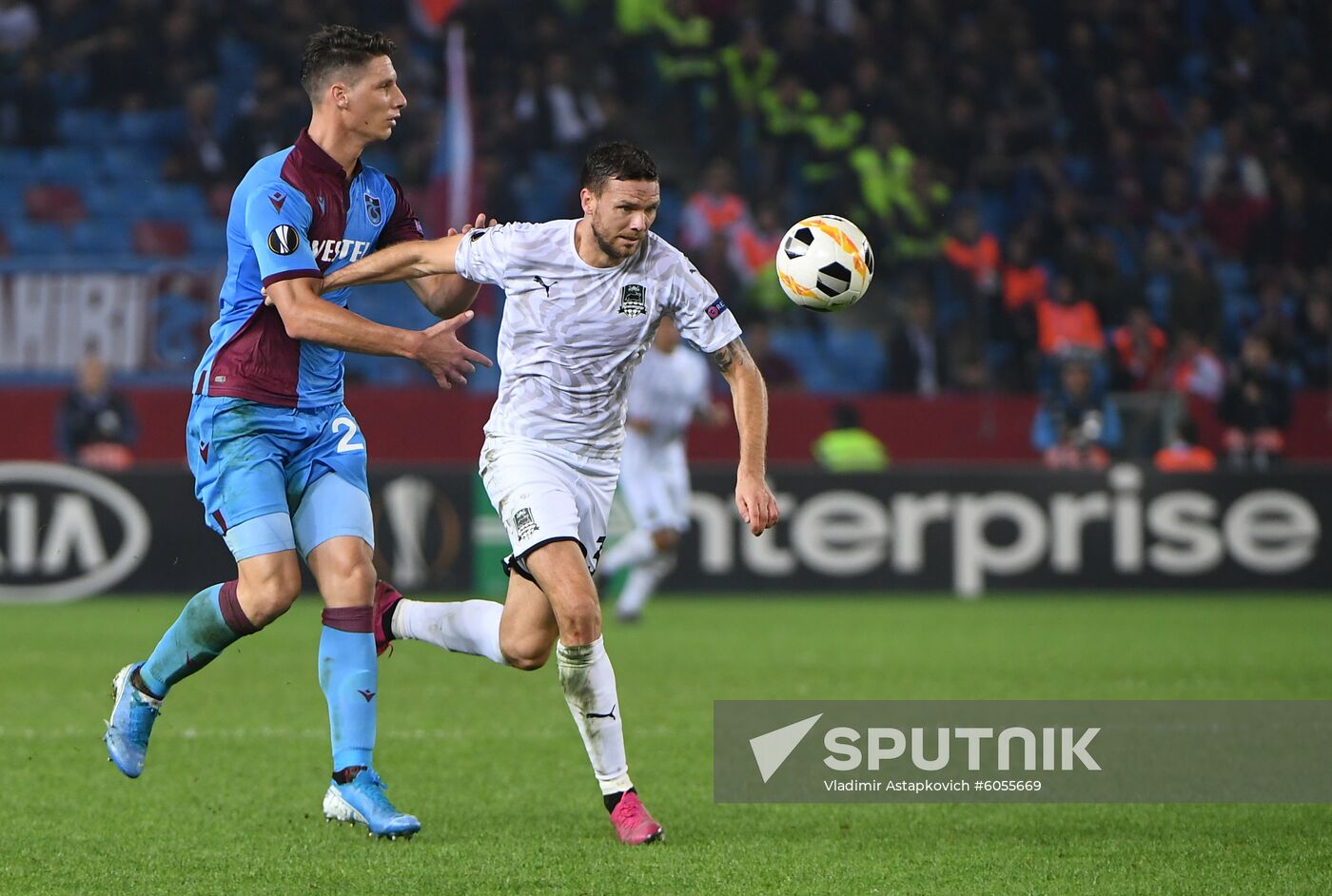 Turkey Soccer Europa League Trabzonspor - Krasnodar