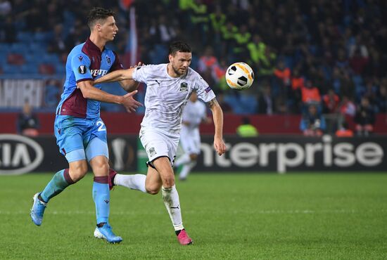 Turkey Soccer Europa League Trabzonspor - Krasnodar