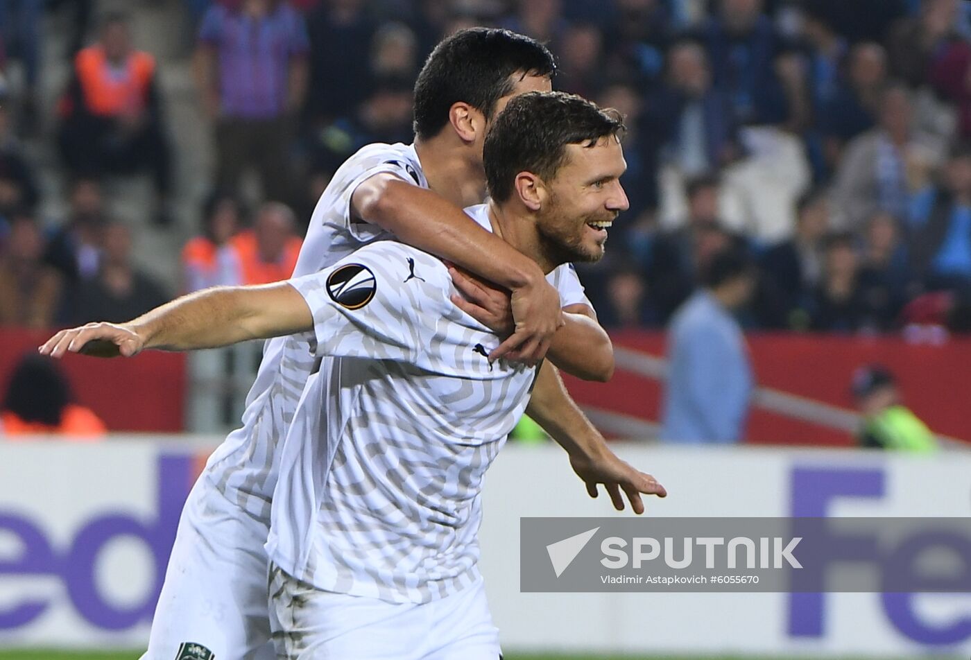 Turkey Soccer Europa League Trabzonspor - Krasnodar