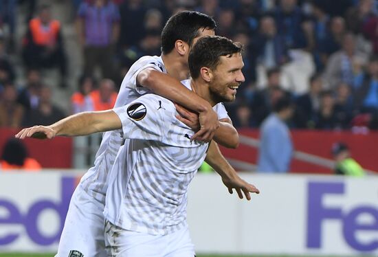 Turkey Soccer Europa League Trabzonspor - Krasnodar