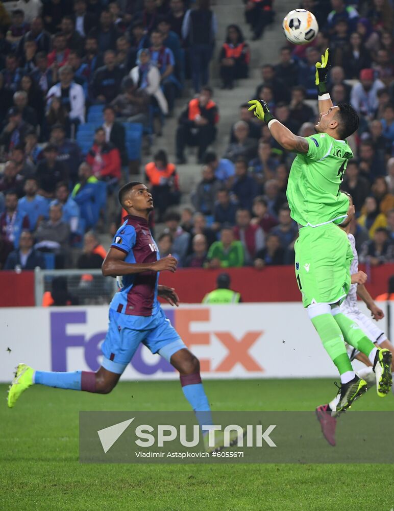 Turkey Soccer Europa League Trabzonspor - Krasnodar