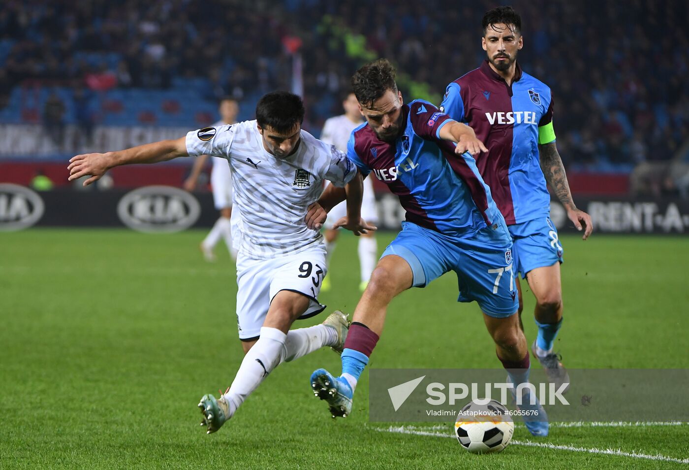 Turkey Soccer Europa League Trabzonspor - Krasnodar