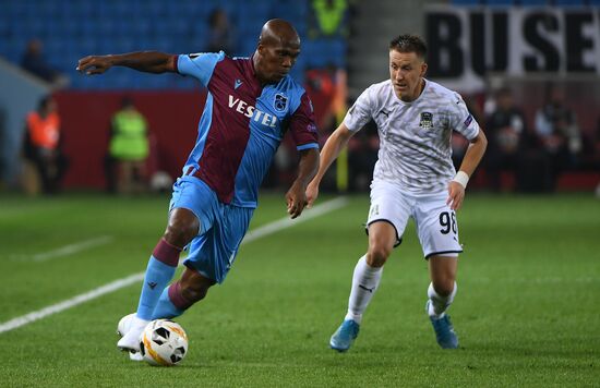 Turkey Soccer Europa League Trabzonspor - Krasnodar