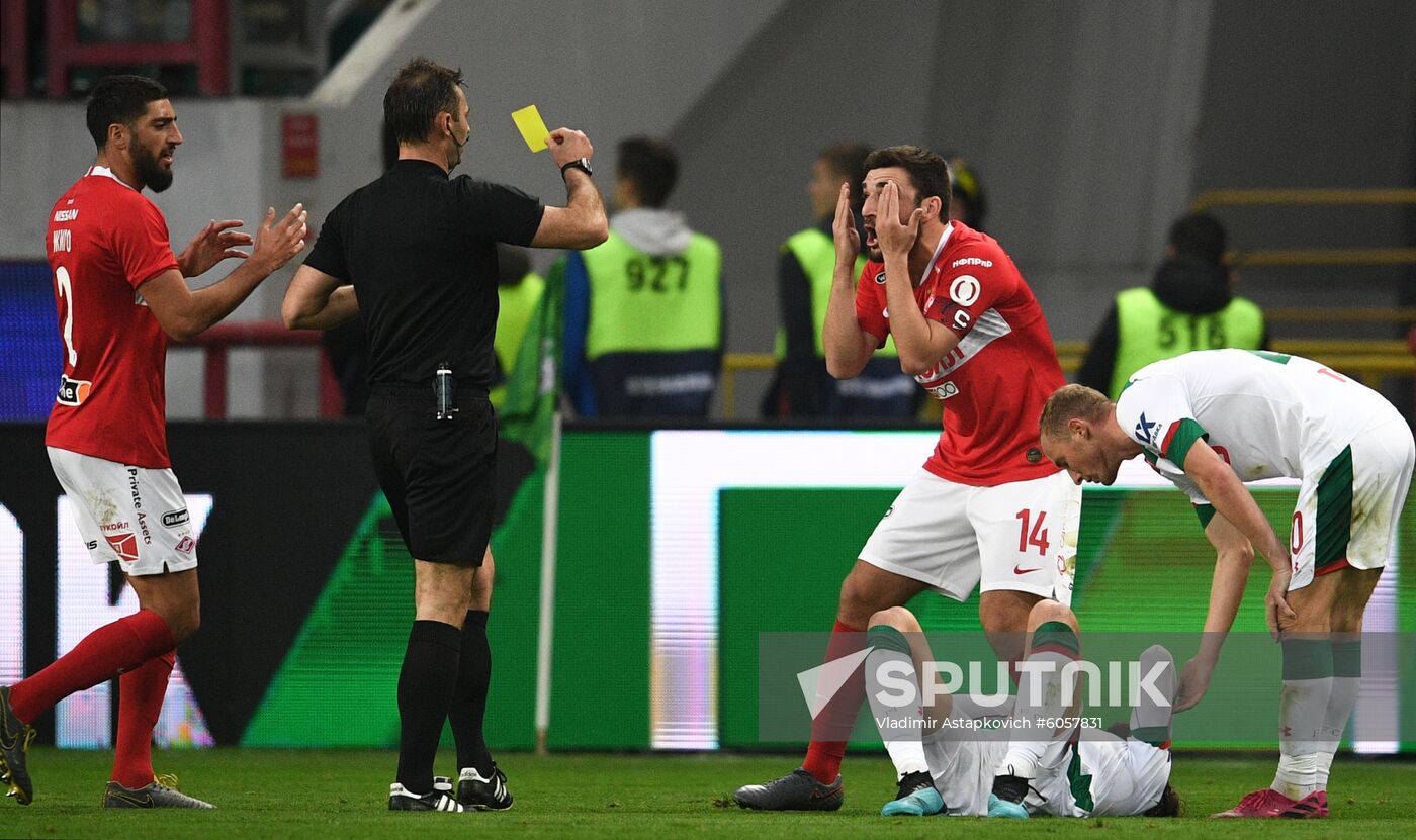 Russia Soccer Premier-League Lokomotiv - Spartak 