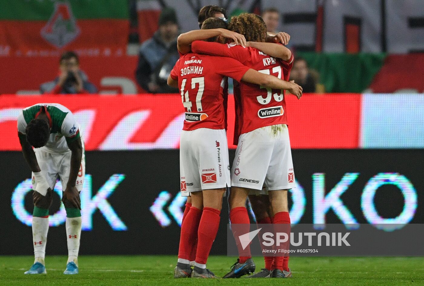 Russia Soccer Premier-League Lokomotiv - Spartak 