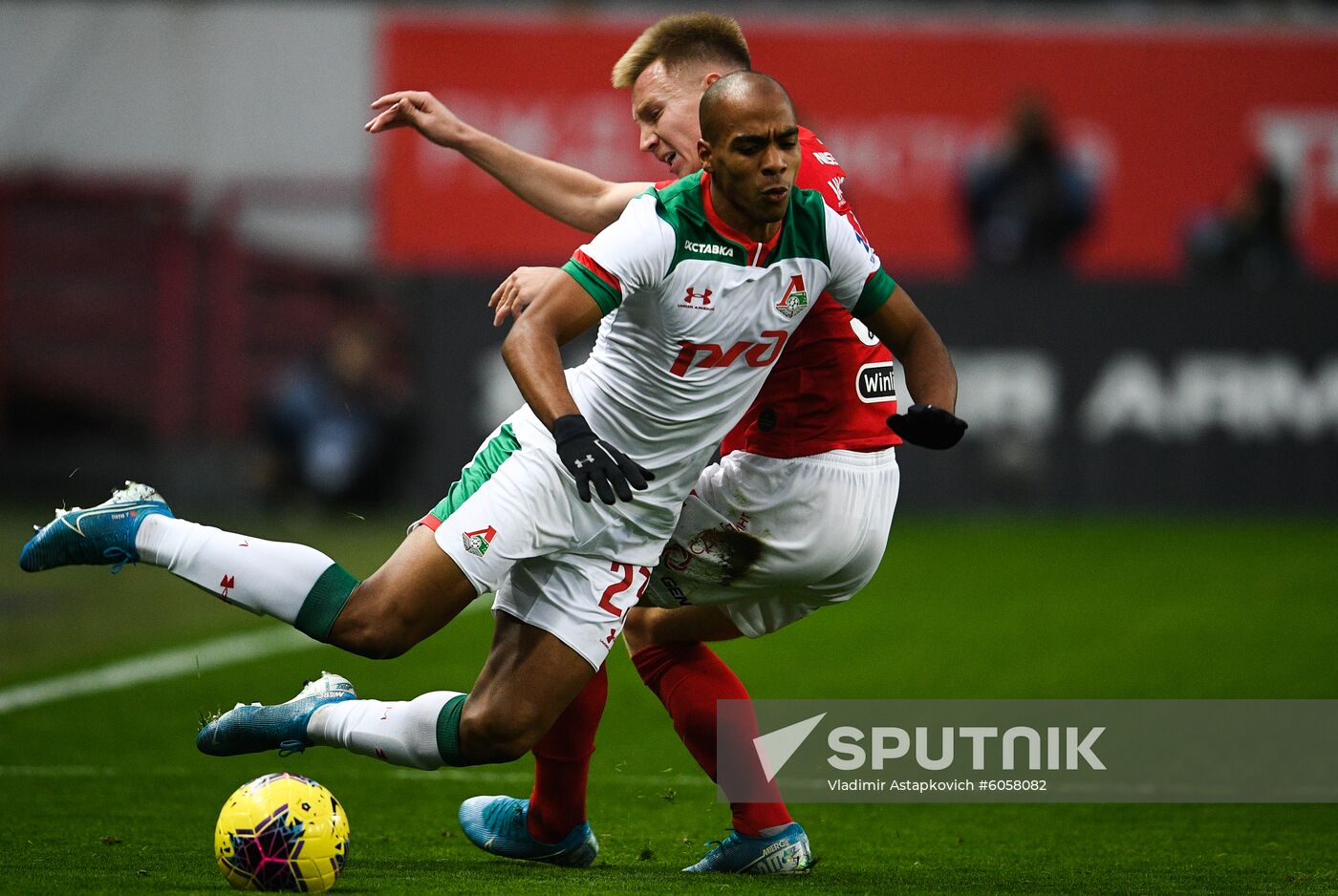 Russia Soccer Premier-League Lokomotiv - Spartak