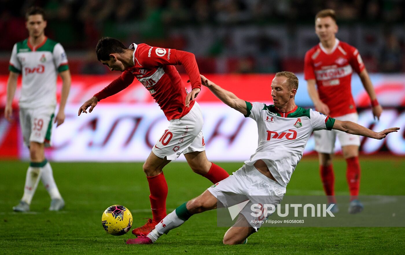 Russia Soccer Premier-League Lokomotiv - Spartak