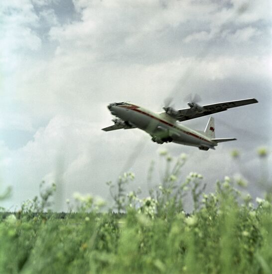 Antonov An-10 Ukraina passenger aircraft