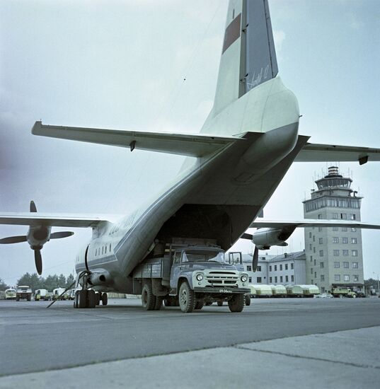 Antonov An-12 Soviet military transport aircraft