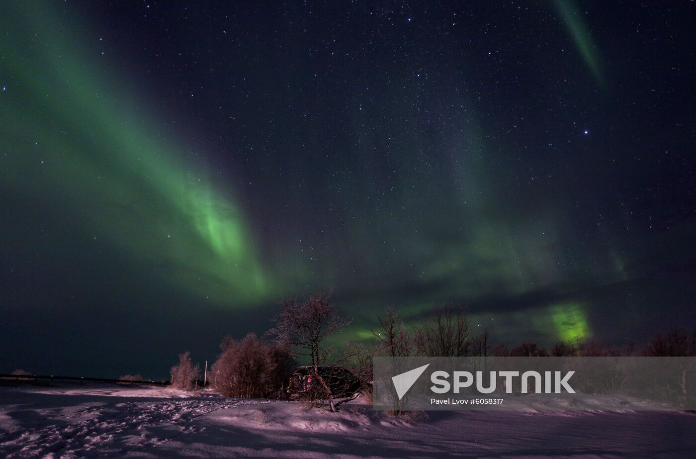 Russia Aurora Borealis