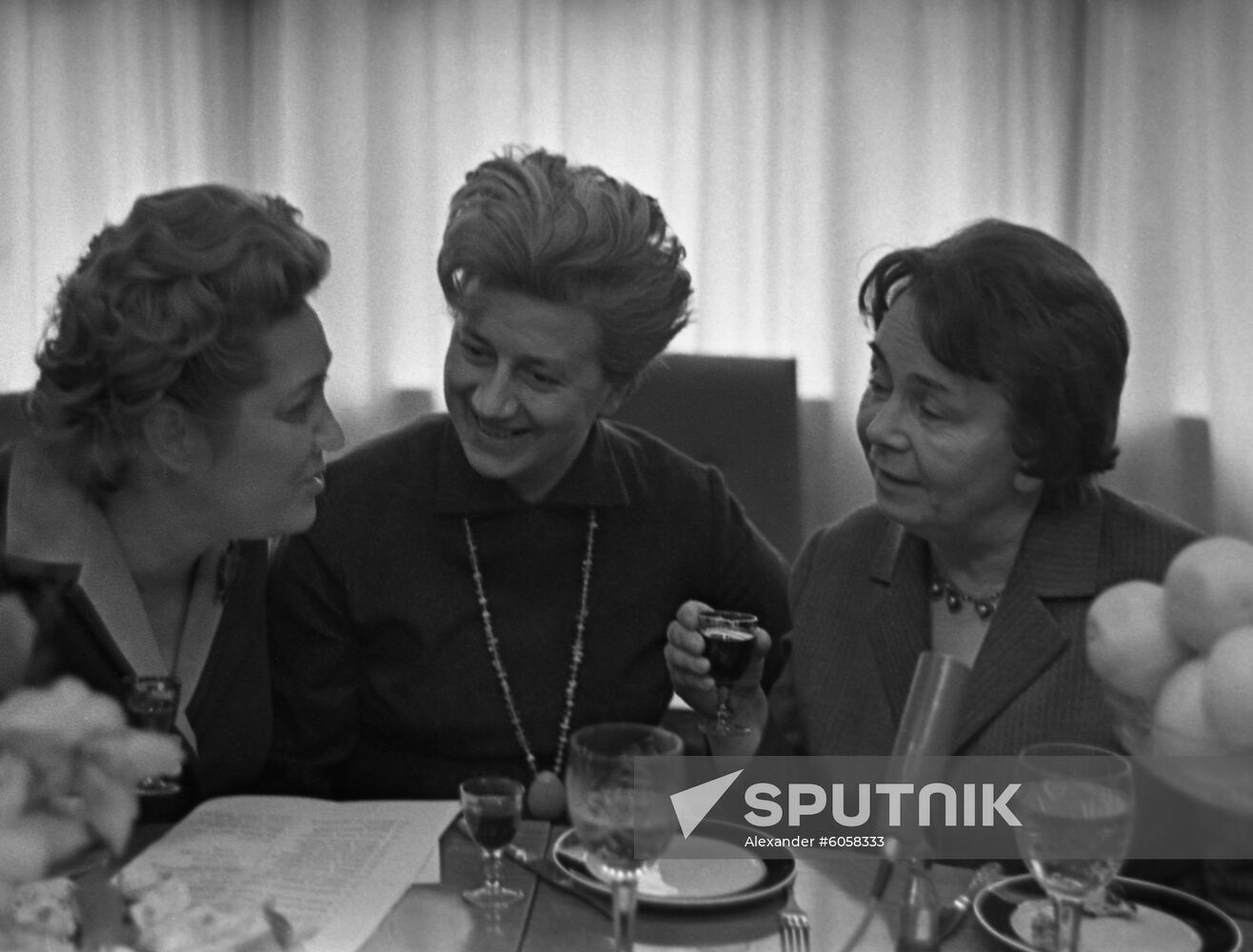 Meeting of Polish and Soviet women