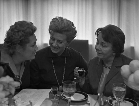 Meeting of Polish and Soviet women