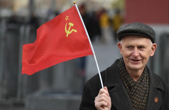 Russia October Revolution Anniversary