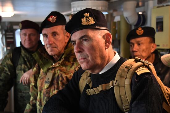 Russia Navy Foreign Attaches
