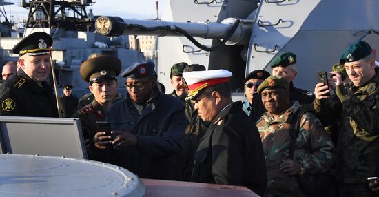 Russia Navy Foreign Attaches