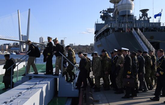Russia Navy Foreign Attaches