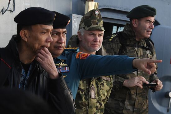 Russia Navy Foreign Attaches