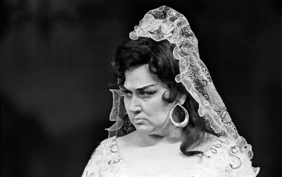 Scene from opera 'Carmen'