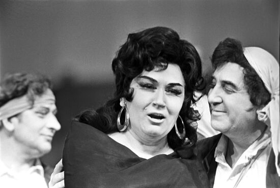 Scene from opera 'Carmen'
