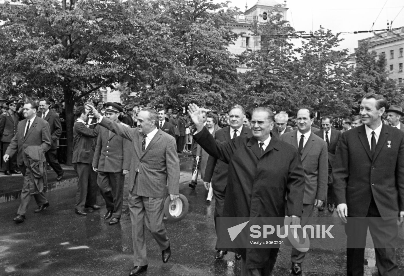 President of Socialist Federal Republic of Yugoslavia Josip Broz Tito visits USSR