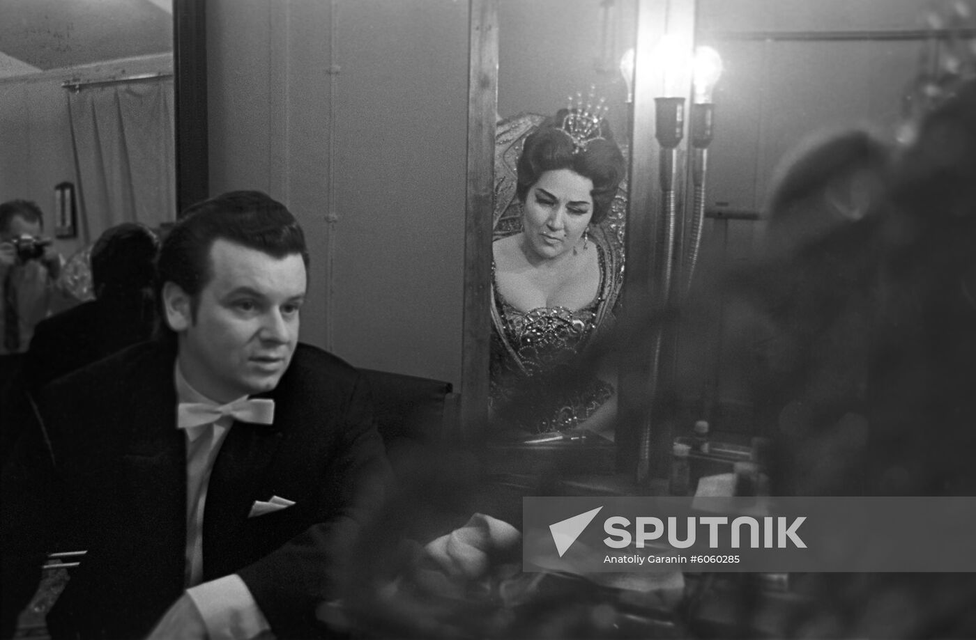 Opera singer Irina Arkhipova and conductor Yury Simonov