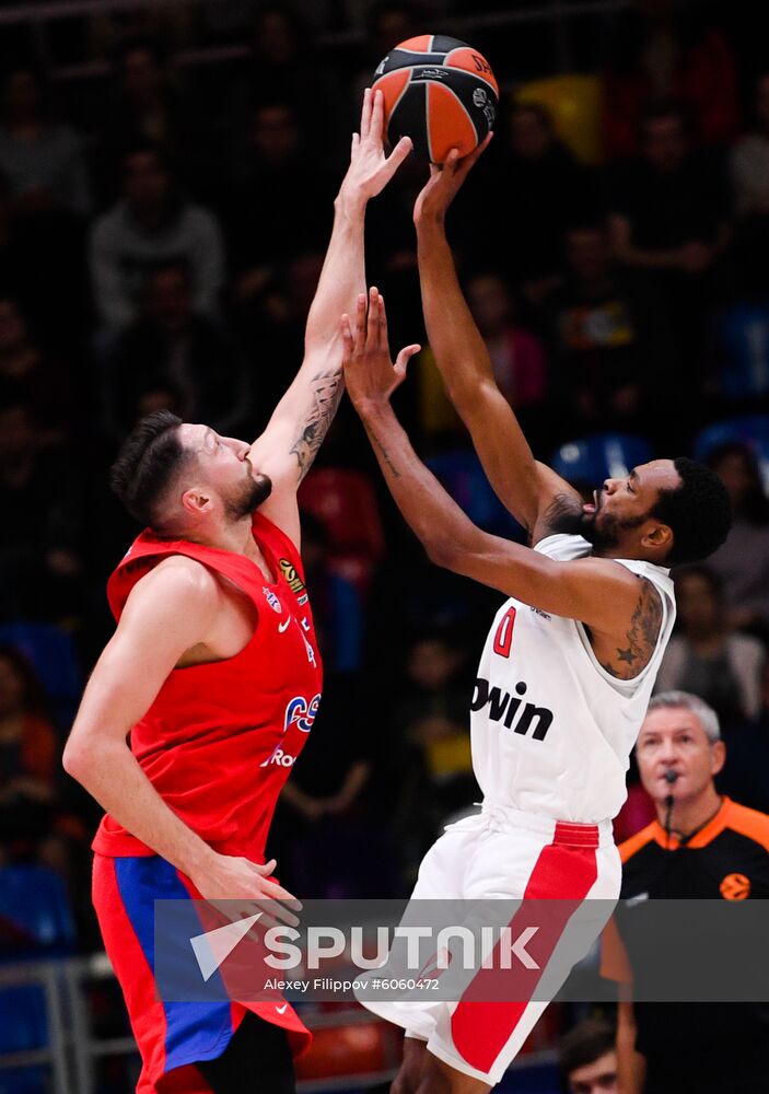 Russia Basketball Euroleague CSKA - Olympiacos