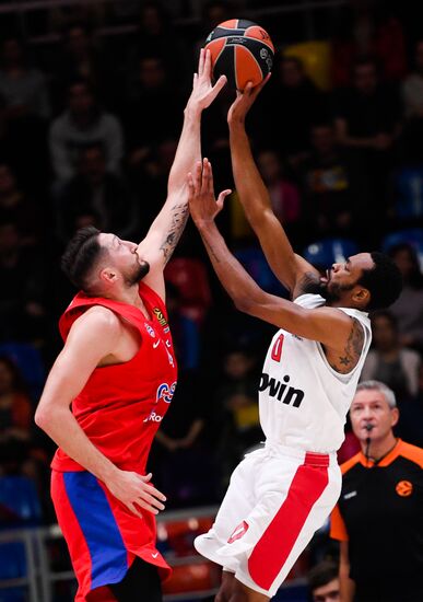 Russia Basketball Euroleague CSKA - Olympiacos