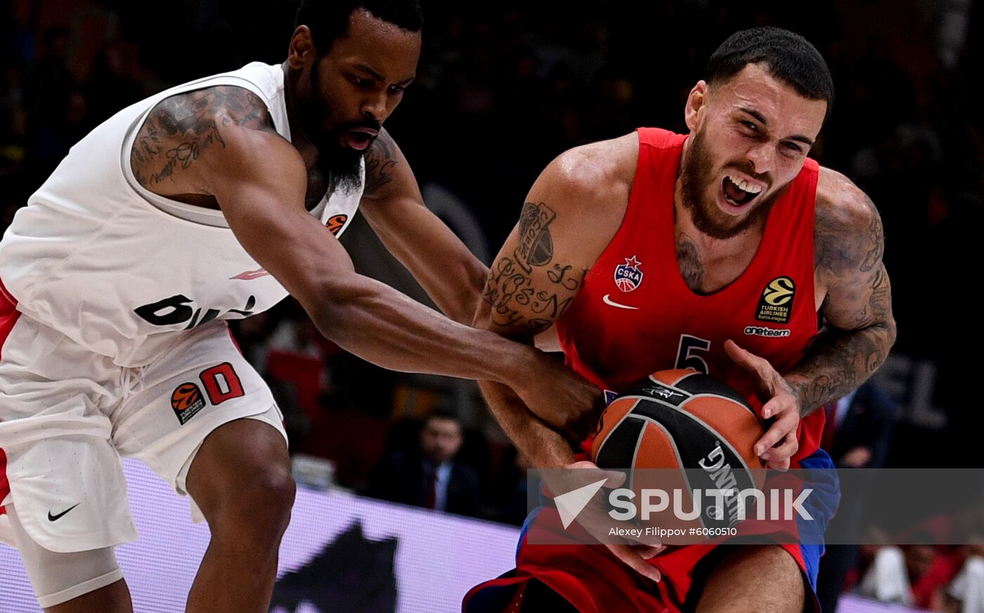 Russia Basketball Euroleague CSKA - Olympiacos