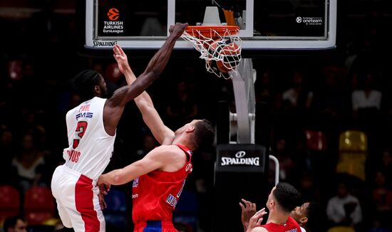 Russia Basketball Euroleague CSKA - Olympiacos