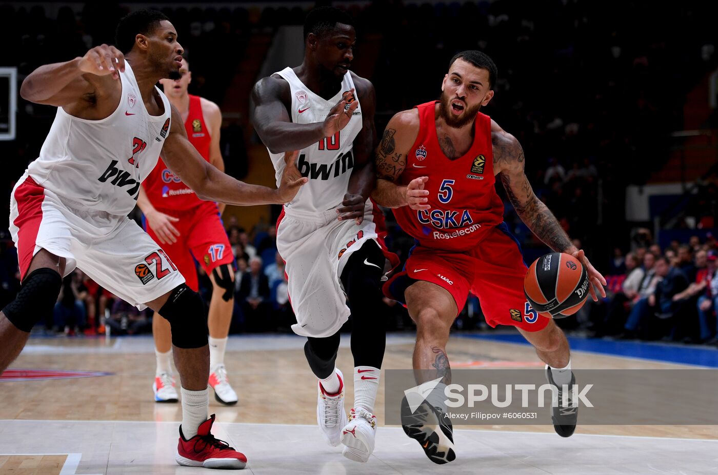 Russia Basketball Euroleague CSKA - Olympiacos