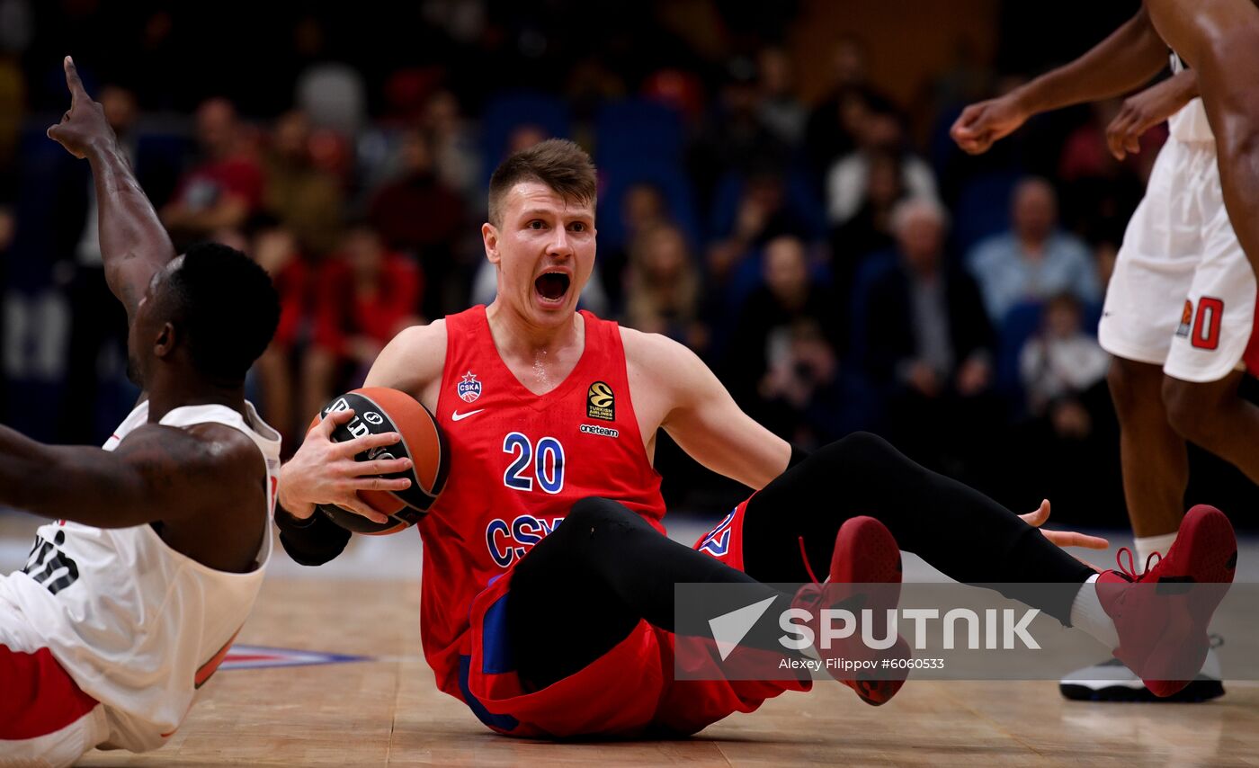 Russia Basketball Euroleague CSKA - Olympiacos